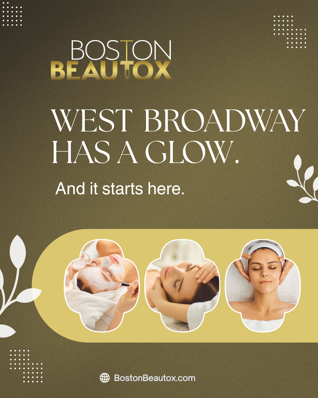 West Broadway has a glow.